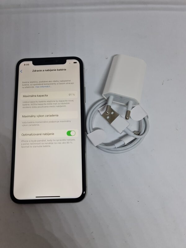 IPHONE XS SILVER 256GB ZÁRUKA - STAV AKO NOVÝ