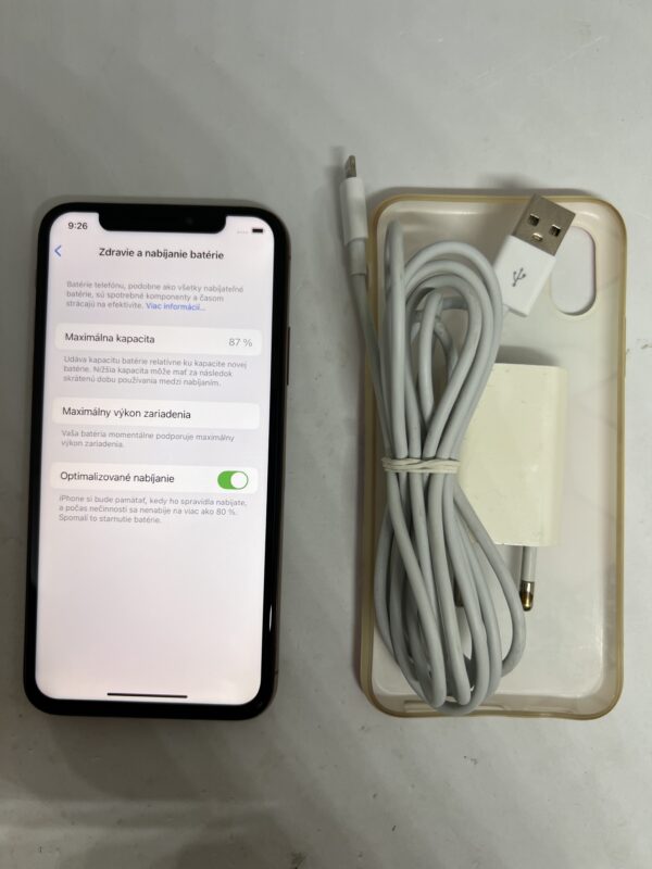 IPHONE XS GOLD 256GB ZÁRUKA 1 ROK - STAV AKO NOVÝ