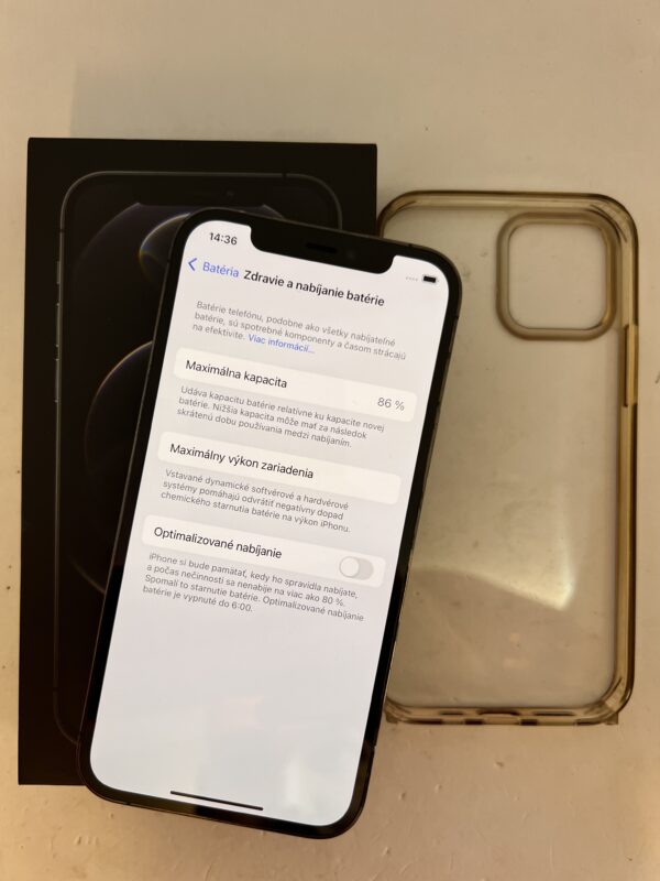 IPHONE 12 PRO GRAPHITE 256GB ZÁRUKA - STAV AKO NOVÝ